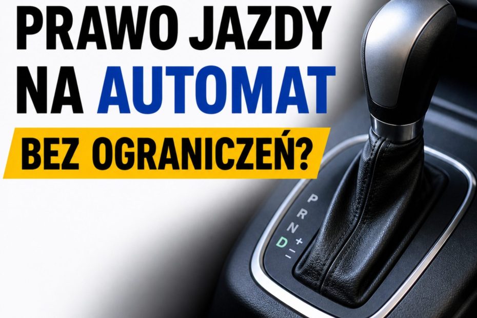 Prawo jazdy na automat bez ograniczeń?