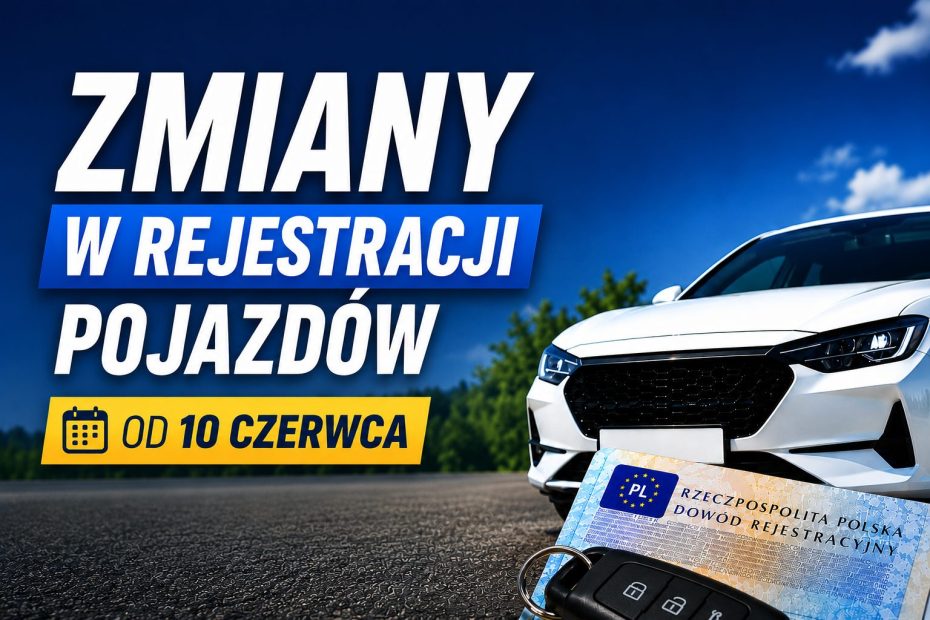Zmiany w rejestracji pojazdów