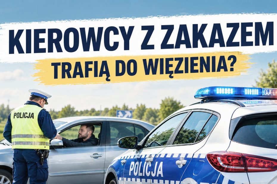 złamanie zakazu prowadzenia pojazdów