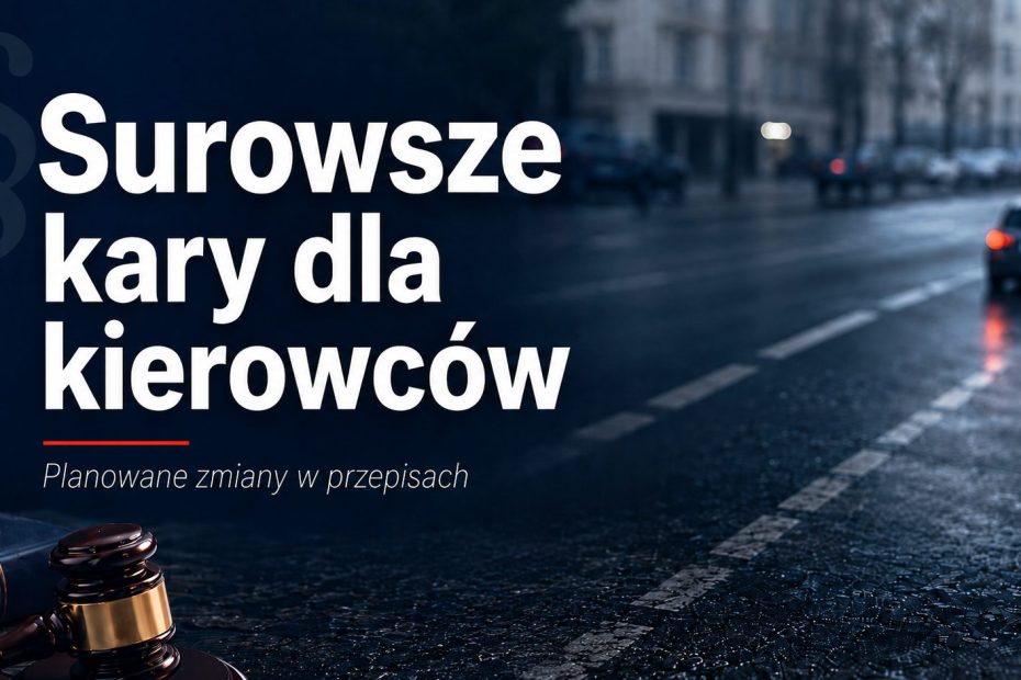Surowsze kary dla kierowców