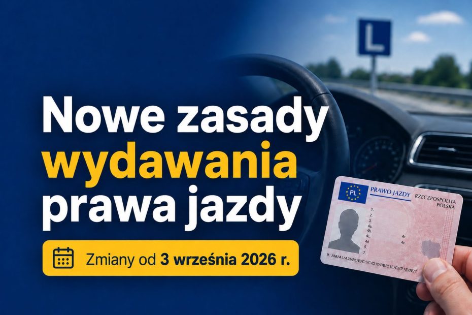Nowe zasady wydawania prawa jazdy