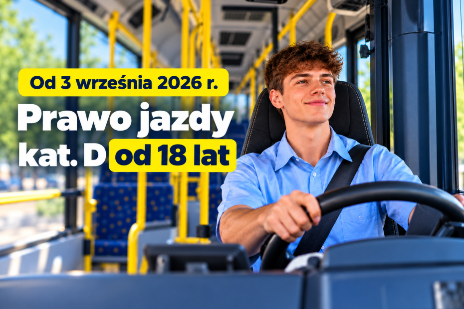 Prawo jazdy kat.D od 18 lat